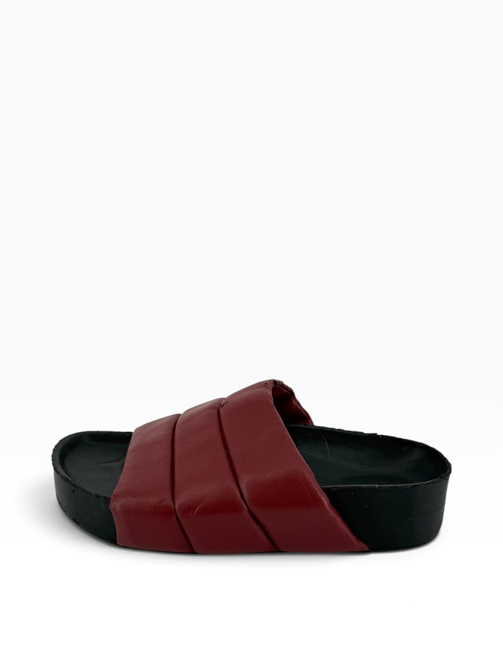 Simon Miller Red Quilted Slide Sandal